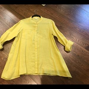 Eileen Fisher Irish Linen Organic Shirt